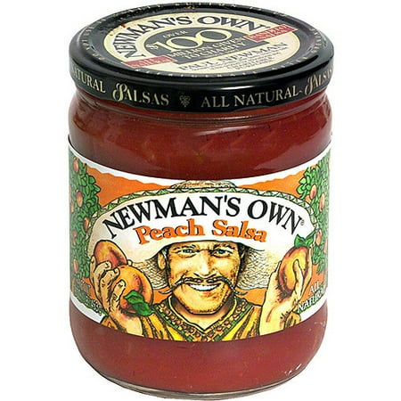 Own Salsa - Newman's Own Peach Salsa, 16 oz (Pack of 12)