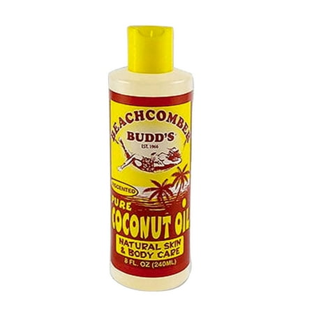 The Islander Group Beachcomber Budds Coconut Oil, 8 fl oz, Unscented