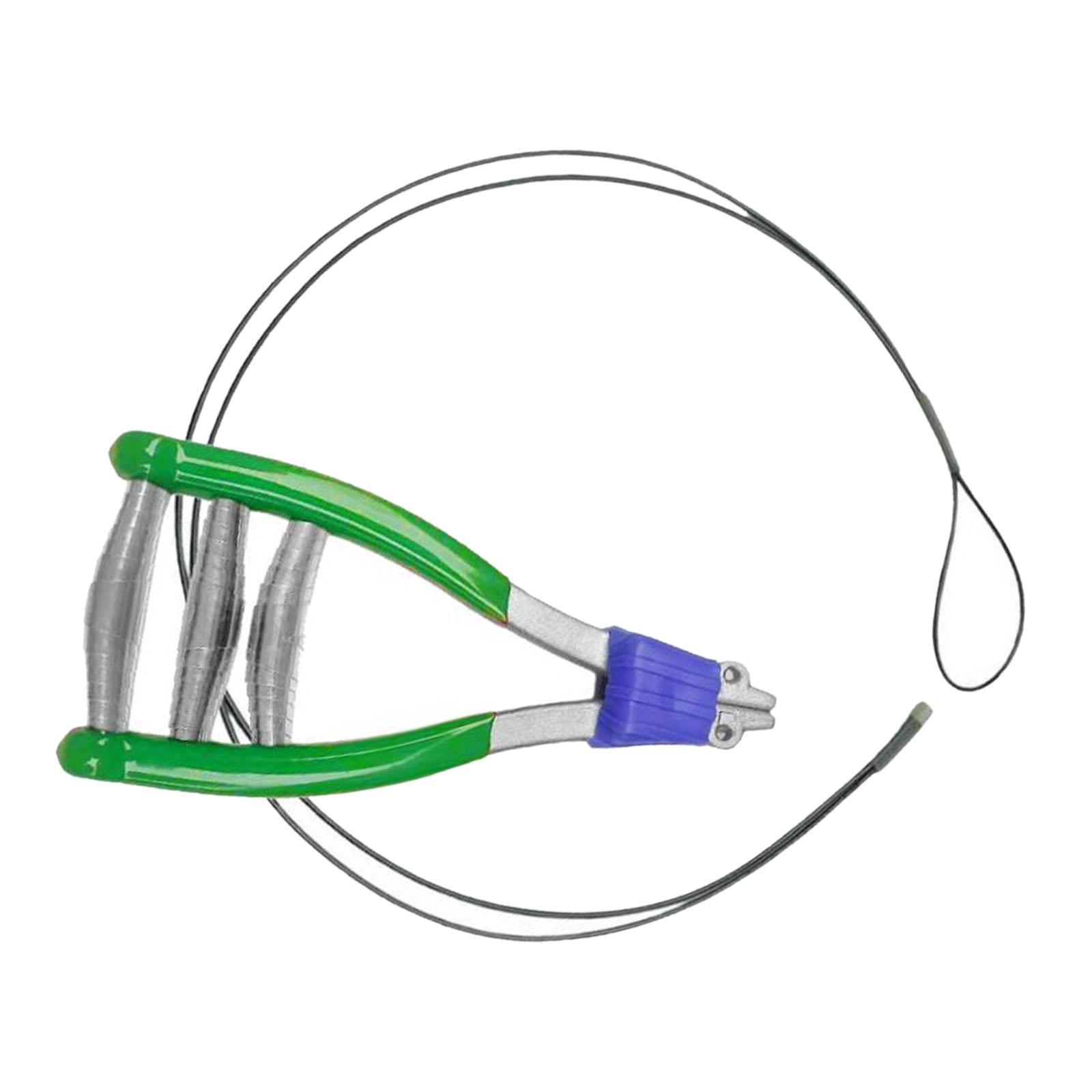 harayaa Sports Starting Clamp and Extension Line Equipment for Racket Tennis Racquet Green