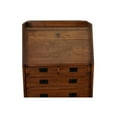 thumbnail image 4 of Pemberly Row Modern / Contemporary Wood Secretary Desk in Brown, 4 of 4