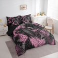 thumbnail image 3 of Homewish Adults Female Men Abstract Snake Pattern Twin Bedding Sets 7-Piece,Gradient Animal Print Bedding Comforter Set Microfiber,Vintage Retro Ombre Aesthetic Breathable Sheet Sets, 3 of 8