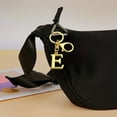 thumbnail image 5 of Foqnuq Alphabet Letter Keychain, Initial Pendant, Gold Metal Alloy Keyring – Monogram Name Charm, Bag/Car/Wallet Accessory, Gift/Christmas Stocking, 5 of 6