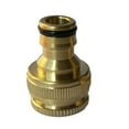 1/2 & 3/4 Inch Brass Faucet Adapter Washing Machine Hose Fittings Quick