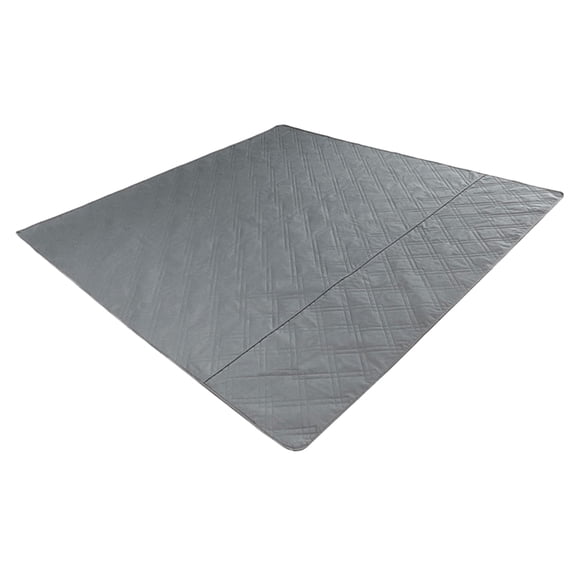 Alfombrilla para parque para mascotas Zulema Almohadilla para orinar antideslizante gris