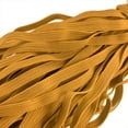 thumbnail image 4 of Flat Elastic Band for Sewing 1/4" x 33 Yards Golden Yellow Braided Stretch Strap Cord Rope for Wigs Crafts, 4 of 5