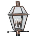 thumbnail image 1 of Quoizel Rue De Royal Extra Large Post Lantern in Aged Copper, 1 of 5