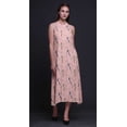 thumbnail image 2 of Bimba Oiseau Causal Long Dos Nu Licol Robe de Plage Imprimée-Grande, 2 of 6