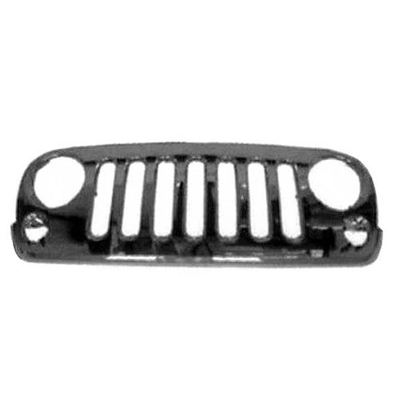 KAI New Standard Replacement Front Grille, Fits 2007-2017 Jeep Wrangler