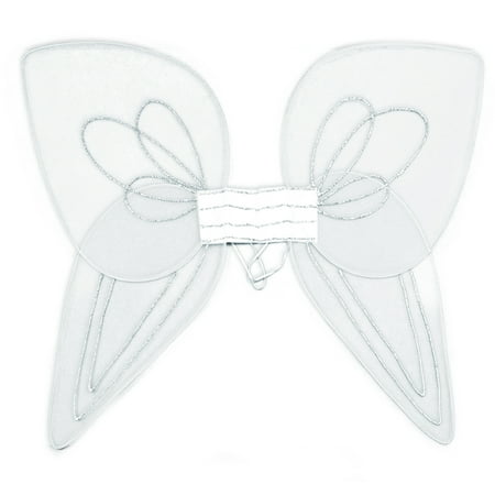 Loftus Adult Minimalist Costume Angel Wings, White, Large (36
