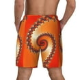 thumbnail image 4 of Haiem Orange Rotating Men'S Quick-Dry Swim Trunks: Comfortable Beach Shorts With Mesh Lining And Pockets - Ideal For Swimming And Sunbathing Xx-Large, 4 of 9