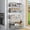 Gray-4 Pack, variant on Rack for Refrigerator, 4 Pack Metal Shelf Organizer for Fridge Side, Storage Rack for Kitchen, Dark Blue