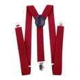 thumbnail image 2 of Men's Suspenders - One Size Adjustable and Elastic Y Back Suspenders for Men Trousers Heavy Duty with 3 Strong Clips, 2 of 4