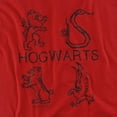 thumbnail image 2 of Harry Potter Literary Crests Women's T Shirt, Red, Small, 2 of 6