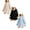 Black 1PCS & Beige 1PCS & Light Blue 1PCS, variant on LUOGENLI 2 Pack Girl Summer New Skirt Long Sleeved Ruffled Skirt High Waist Dress for Girls Girls Fourth of July Dress Size 6X-7 Fancy Dress 160