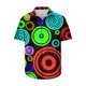 thumbnail image 3 of Camisas de Manga Larga para Hombres Blusa Cómoda de Cuello de Impresión, Camisa Casual de Poliéster para Uso Diario, de Fiesta Y de Primavera de Verano, 3 of 5