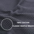 thumbnail image 4 of Vfedsrsge Honeycomb Kitchen Dish Cloths 100% Cotton, Washing Towel Fast Drying, Gray 6Pack, 4 of 7