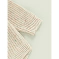 thumbnail image 6 of Bagilaanoe Newborn Baby Girl Boy Rompers Sweater Long Sleeve Knitted Bodysuits 3M 6M 9M 12M 24M Infant Autumn Winter One Piece Short Jumpsuit, 6 of 9
