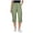 Green, variant on vigerkar Cargo Capri Pants Women High Waisted Elastic Capris Trousers Cropped Pants with Pockets Casual Work Clothes (Blue, XXL)