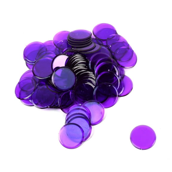 TreasureGurus Chips Classic Bingo Set, 100 Pieces