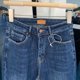 thumbnail image 5 of Nuevos pantalones vaqueros azules acampanados MO europeos y americanos de otoño 2024 de fábrica para mujer, pantalones elásticos adelgazantes de cintura alta, 5 of 5