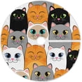 thumbnail image 1 of FMSHPON Cats Xmas Christmas Tree Skirt Stand Mat for Holiday Party Decoration Indoor Outdoor 48 inches, 1 of 6