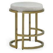 Angle View: MoDRN Glam Marni Backless Counter Stool, Multiple Colors