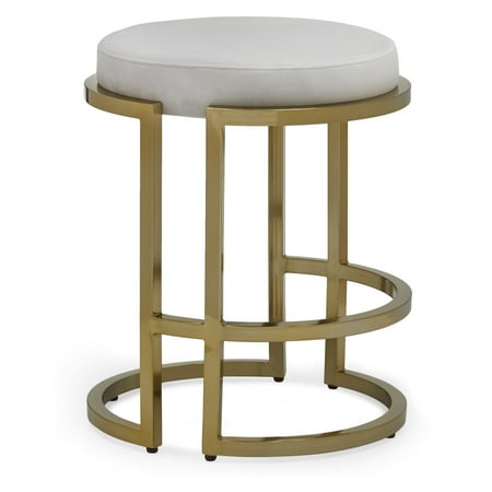 MoDRN Glam Marni Backless Counter Stool, Multiple Colors