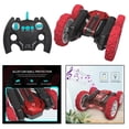 thumbnail image 4 of Mini coche acrobático RC, minicoche de juguete con control remoto y carga USB, vehículo de deformación rojo, 4 of 9