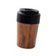 thumbnail image 3 of Taza de café de 350 ml, multifunción, con vetas de madera, resistente, reutilizable, con aislamiento, para viajes, para acampar al aire libre, para Negro, 3 of 9