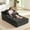 Black, variant on 78''L Boneless Couch, Oversized Chaise Lounge Chair Indoor, Corduroy Upholstered Sleeper Sofa Couch Bed, Deep Seat Reading Chairs Cloud Sofas Couches for Living Room (78''-Green)