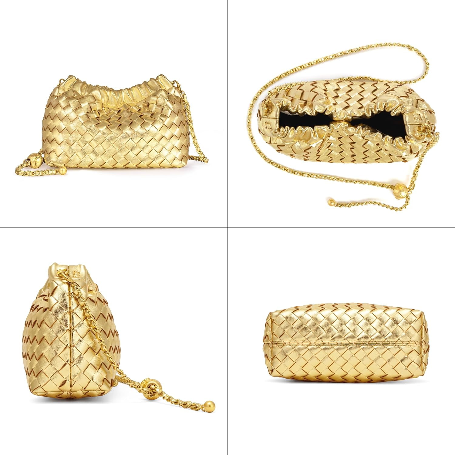 Small Crossbody Bag For Women Trendy.Dumpling Bag Clutch Purse For Women Evening Bag Cloud Purse Vegan Leather Hobo Bag