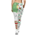 thumbnail image 4 of Women's Casual Leggings Meowy Xmas Christmas Leggings, 4 of 6