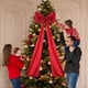 thumbnail image 4 of Lazo Para La Punta Del Árbol De Navidad. Lazos Grandes De Satén Para La Punta Del Árbol De Navidad. Decoraciones Navideñas. Lazos Para Coronas Navideñas Para El Hogar, Fiestas, Bodas, Coches Y Decor, 4 of 8