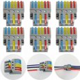 thumbnail image 3 of Terminales de conexión, Conector eléctrico de 10 piezas con palanca de operación, Terminal de conexión eléctrica automática compacta, 3 en 6 salidas,, 3 of 5