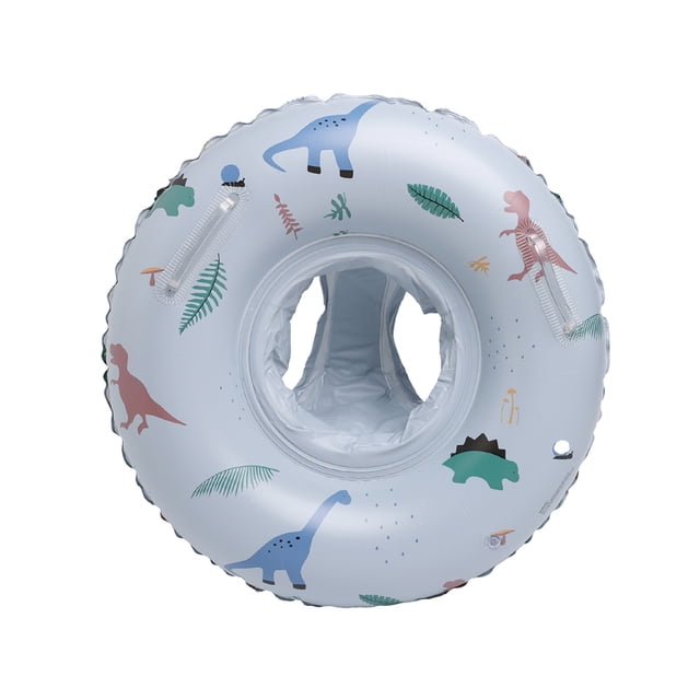 spellwife Anneau de Natation Siège d'Entraînement Aide à la Fabrication Style Rétro Sécurité Sans Fuite Anti-Rayures Jouet Aquatique Jouet de Plage Bleu