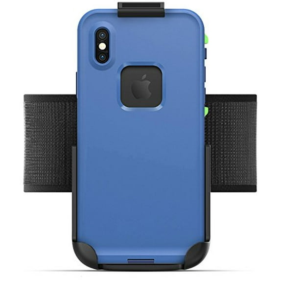 Armband for Lifeproof Fre Case iPhone X - Encased (Non Slip) Fully Adjustable Lightweight Gym Sports Band, Fits all arm