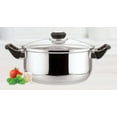 thumbnail image 2 of EUROSTAR 5.5QT Stainless Steel Stock Pot with Glass Cover, 2 of 3