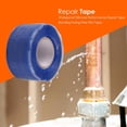 thumbnail image 2 of Cinta adhesiva autofundente para reparación de sellado de fugas a prueba de agua de 5x1,5 m (azul) Tmvgtek Libre de BPA, 2 of 9