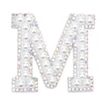 thumbnail image 1 of Clearance! Iron Cobble On Clothes AZ Sew Decorative Letter Cobble Glitter Letters Applique Rhinestone Pearl English Letters For DIY Craft Supplies, 1 of 4