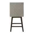thumbnail image 5 of CHITA 26 inch Swivel Bar Stools, Counter Stools, Fabric in Gray, 5 of 6