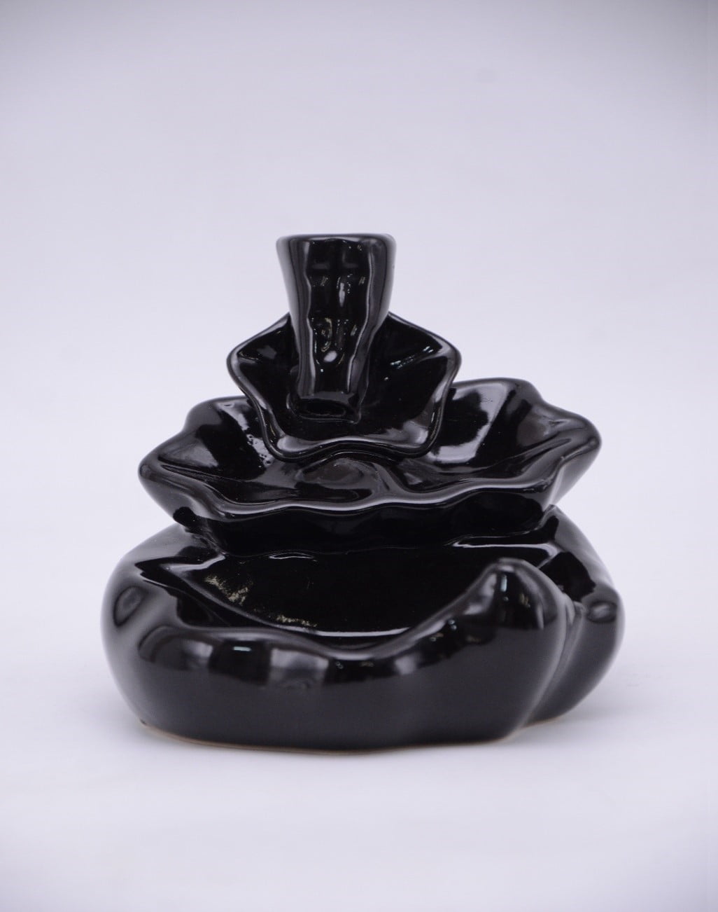 Mainstays Incense Backflow Cone Holder of Black Color, Large