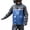 Blue, variant on Motorcycle Waterproof Rain Suit Hooded Rain Jacket and Pants Heavy Duty Windproof Rain Gear for Riding & Outdoor Travel