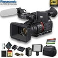 thumbnail image 6 of Panasonic AG-CX350 4K Camcorder (AG-CX350) W/Padded Case, 128 GB Memory Card, Wire Straps, LED Light, and More, 6 of 6