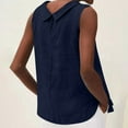 thumbnail image 7 of Mittory Summer Cotton Linen Tank Tops for Women Sleeveless Blouses Comfy Loose Fit Tees Casual Tunics Basic Shirts, 7 of 7