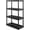 4-Tier (1 Pack), variant on CX 5-Tier (72”H x 36”W x 18”D) Plastic Storage Shelving Unit (Black), Heavy Duty, 150lbs Per Shelf Capacity, Indoor/Outdoor Storage and Organization in Home, Garage, Office with Easy Assembly