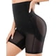 thumbnail image 1 of Pantalones cortos de cintura alta Shapewear KLVEE Tummy Control negros, 1 of 8