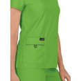 thumbnail image 3 of koi Basics Becca Women's 4-Pocket Stretch Scrub Top Green Tea XS, 3 of 6