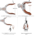 thumbnail image 3 of 32" Reacher Grabber Tool with Light, KEKOY Trash Claw Grabber Reaching Assist Pick up Tool Orange, 3 of 6