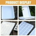 thumbnail image 4 of Whiting Flower Pot Tray Drip Trays for Potted Plants Drain Indoor Succulents White Pe 2 Pcs, 4 of 6