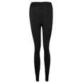thumbnail image 3 of Polainas térmicas forradas polainas medias elásticas de invierno con súper suave Negro Hugo Leggings térmicos, 3 of 10